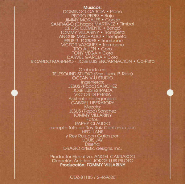 Rey Ruiz : Mi Media Mitad  (CD, Album)