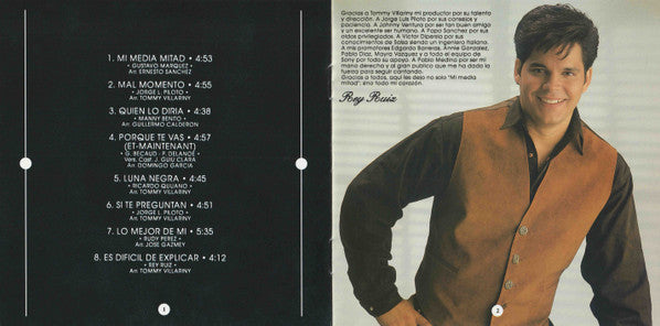 Rey Ruiz : Mi Media Mitad  (CD, Album)