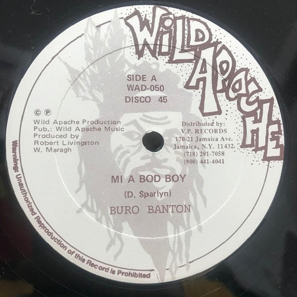 Burro Banton : Mi A Bod Boy (12", Single)