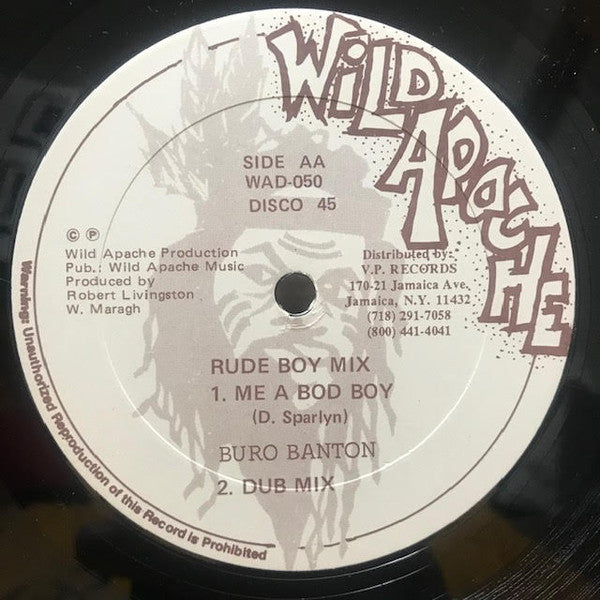 Burro Banton : Mi A Bod Boy (12", Single)