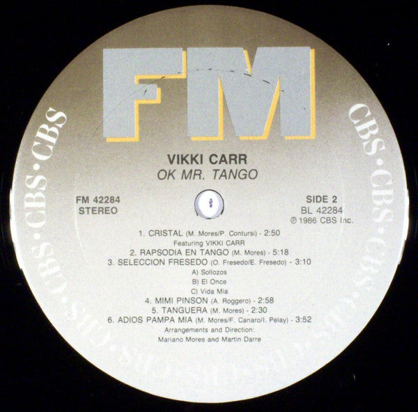 Mariano Mores, Vikki Carr : O.K. Mr. Tango (LP, Album)