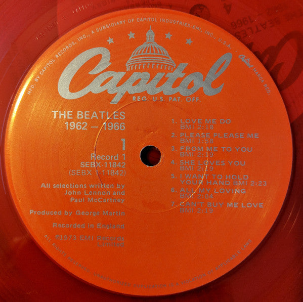 The Beatles : 1962-1966 (2xLP, Comp, Ltd, RE, Red)