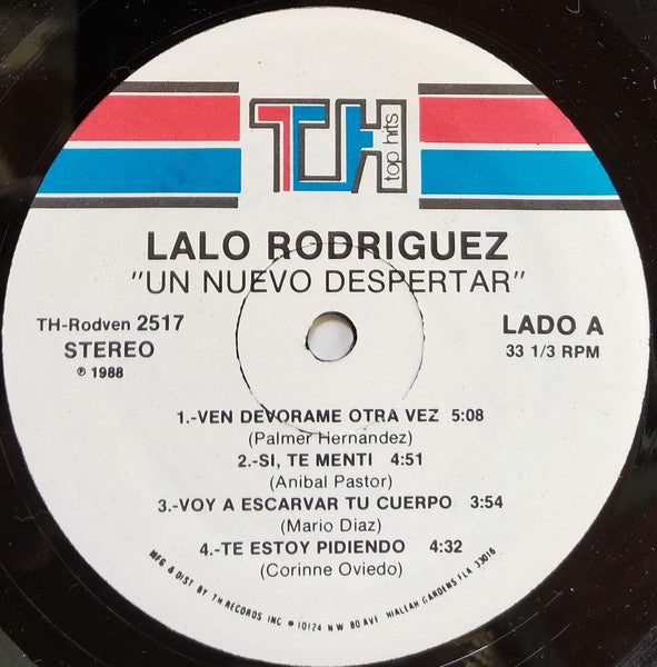 Lalo Rodriguez : Un Nuevo Despertar (LP, Album)