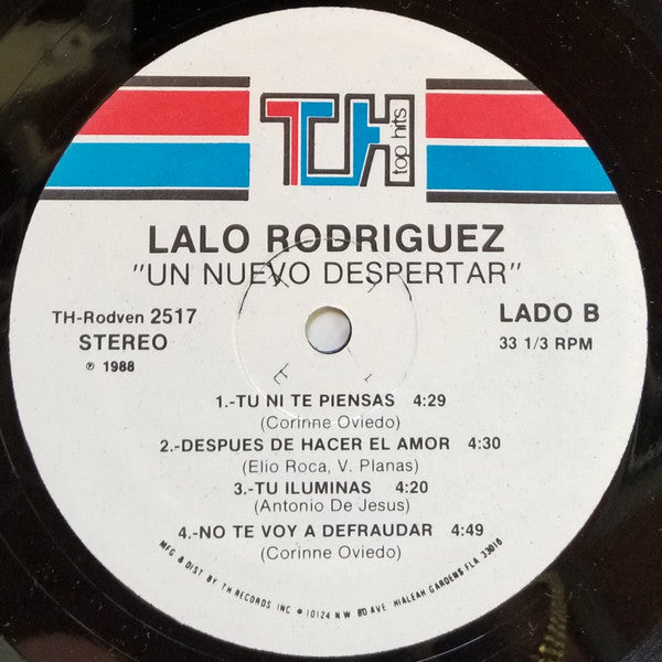 Lalo Rodriguez : Un Nuevo Despertar (LP, Album)