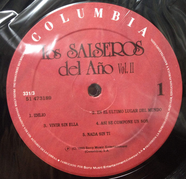 Various : Los Salseros Del Año Vol 2 (LP, Comp)