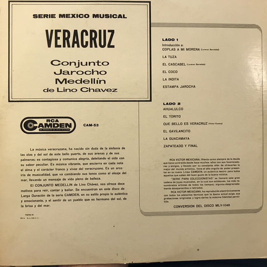 Conjunto Jarocho Medellin de Lino Chavez* - Veracruz vinyl record, LP (Mint (M)) | Lulo Records
