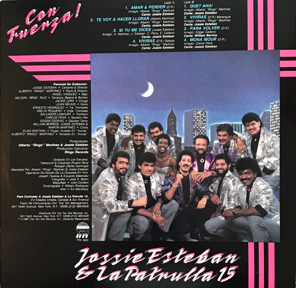 Jossie Esteban Y La Patrulla 15 : Con Fuerza! (LP, Album)
