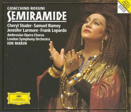 Gioacchino Rossini - Cheryl Studer, Samuel Ramey, Jennifer Larmore, Frank Lopardo, The Ambrosian Opera Chorus, London Symphony Orchestra, Ion Marin - Semiramide vinyl record, 3xCD (Near Mint (NM or M-)) | Lulo Records