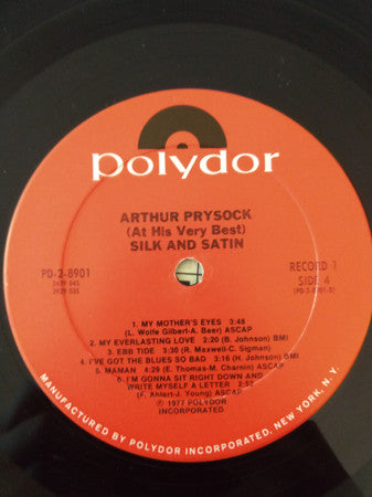 Arthur Prysock : At His Very Best-Silk And Satin (2xLP, Comp, Ter)