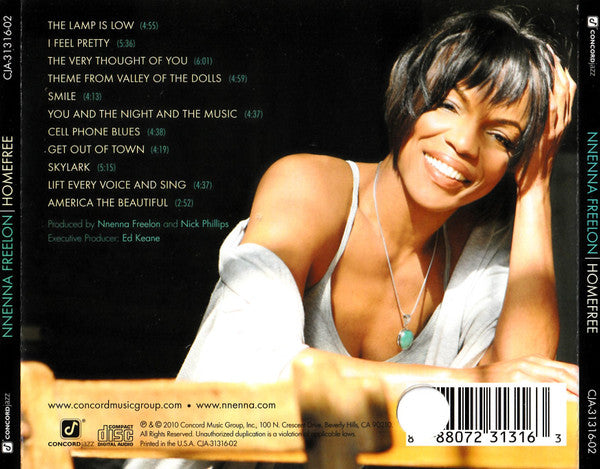 Nnenna Freelon : Homefree (CD, Album)