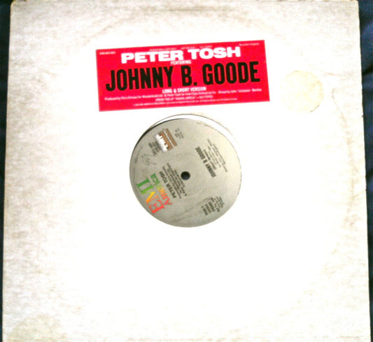Peter Tosh - Johnny B. Goode vinyl record, 12" (Very Good Plus (VG+)) | Lulo Records