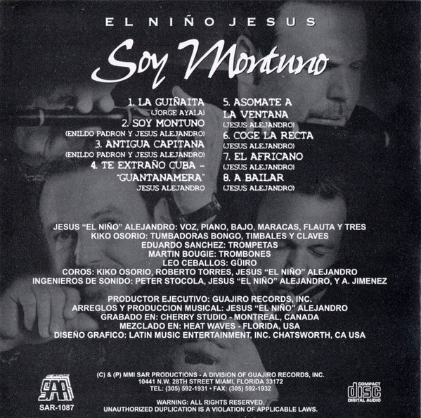 El Niño Jesus* : Soy Montuno (CD, Album)