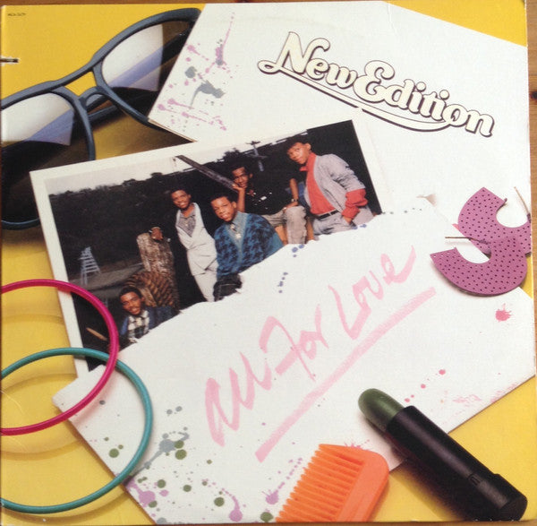 New Edition : All For Love (LP, Album)