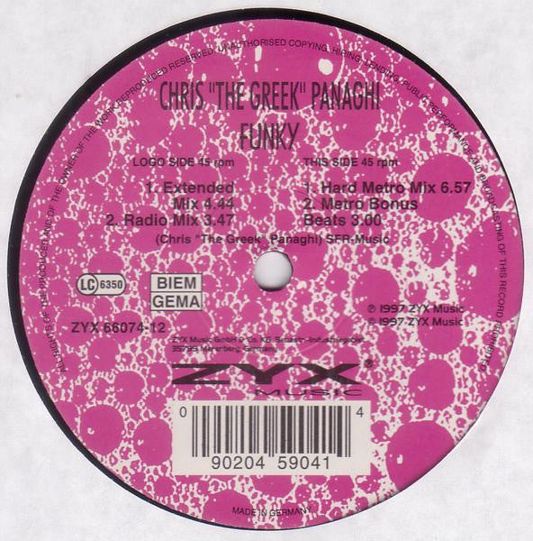 Chris "The Greek" Panaghi : Funky (12", Maxi)
