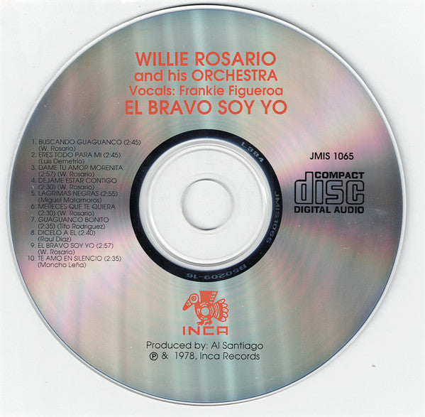 Willie Rosario & His Orchestra* : El Bravo Soy Yo! (CD, Album, RE)