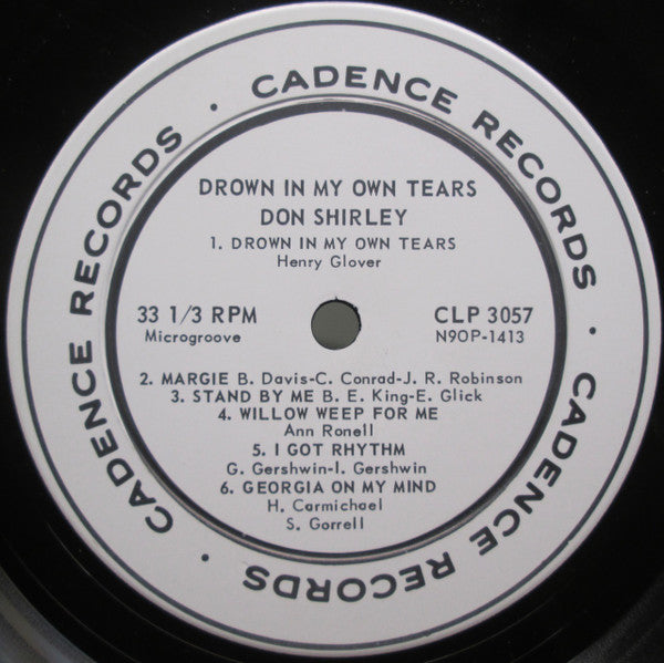 Don Shirley : Drown In My Own Tears (LP, Album, Mono, Promo)
