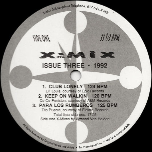 Various : X-Mix Issue Three (12", Comp, Promo)