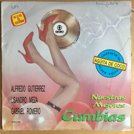Alfredo Gutierrez, Lisandro Meza, Gabriel Romero : Nuestras Mejores Cumbias (LP, Comp)