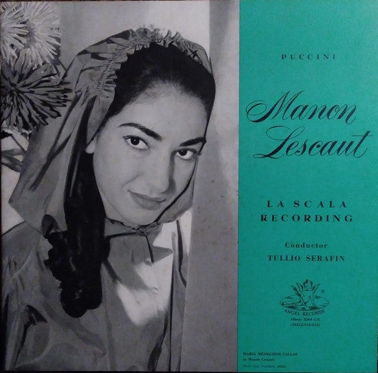 Giacomo Puccini, Maria Callas, Tullio Serafin : Manon Lescaut (3xLP, Album, Mono + Box)