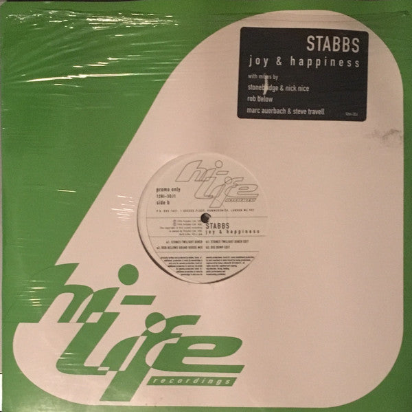 Stabbbs : Joy & Happiness (2x12", Promo)