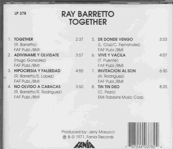Ray Barretto : Together (CD)
