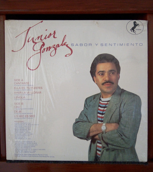 Junior Gonzalez : Sabor Y Sentimiento (LP, Album)