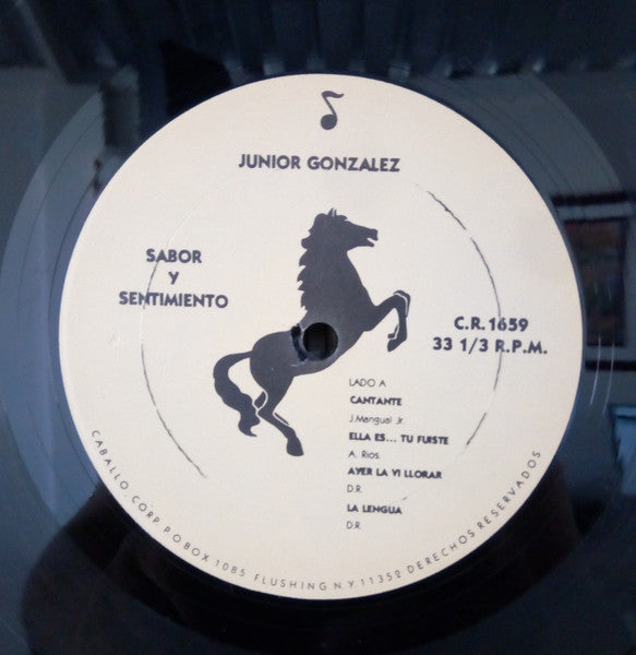 Junior Gonzalez : Sabor Y Sentimiento (LP, Album)
