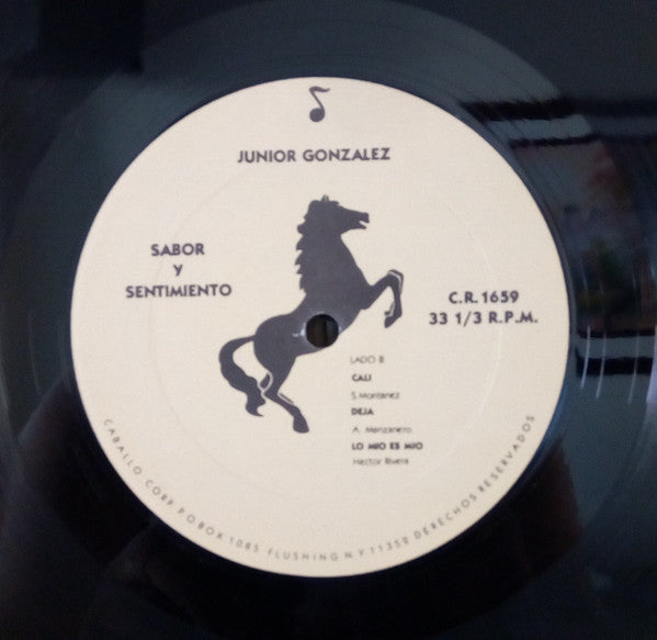 Junior Gonzalez : Sabor Y Sentimiento (LP, Album)