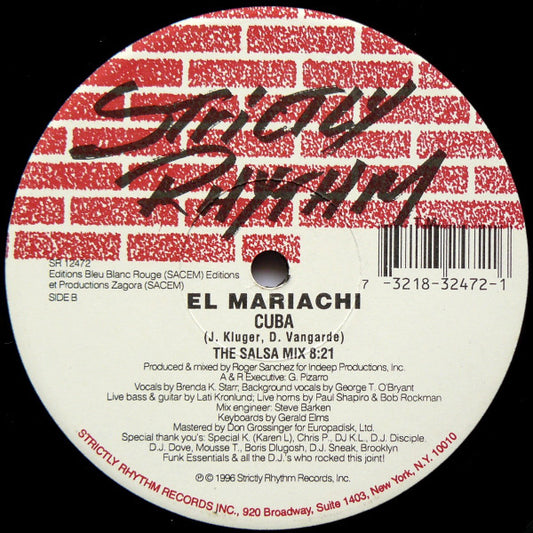 El Mariachi - Cuba vinyl record, 12" (Near Mint (NM or M-)) | Lulo Records