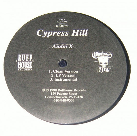 Cypress Hill : Audio X (12")