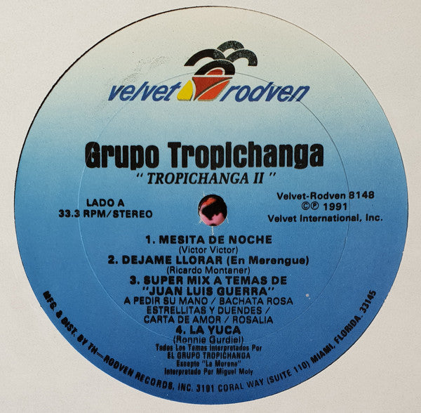 Tropichanga : Tropichanga 2 (LP, Album)