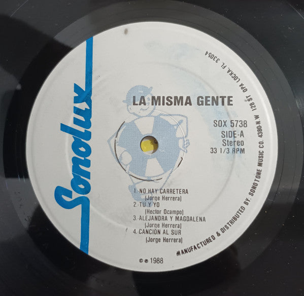 La Misma Gente : Suena!! (LP, Album)