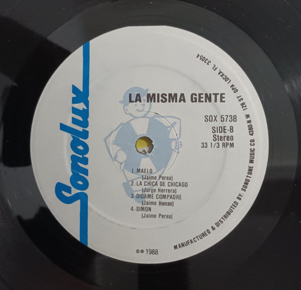 La Misma Gente : Suena!! (LP, Album)