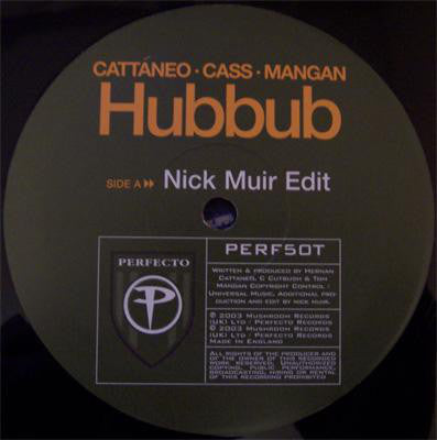 Hernán Cattáneo · Cass Cutbush · Tom Mangan : Hubbub (12")