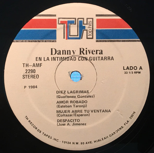 Danny Rivera : Danny Rivera En La Intimidad... Con Guitarras (LP, Album)