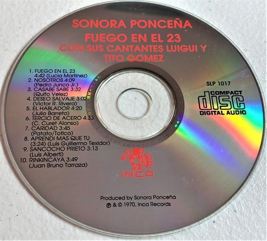 La Sonora Ponceña - Fuego En El 23! vinyl record, CD (Near Mint (NM or M-)) | Lulo Records