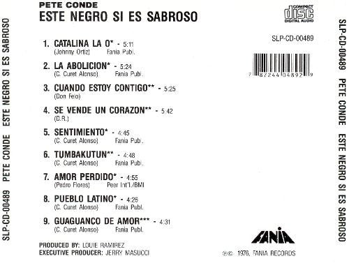 Pete Conde Rodríguez* : Este Negro Si Es Sabroso (CD, Album, RE)