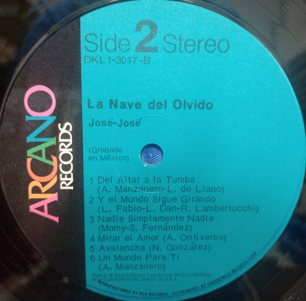José José : La Nave Del Olvido (LP, Album, Dyn)