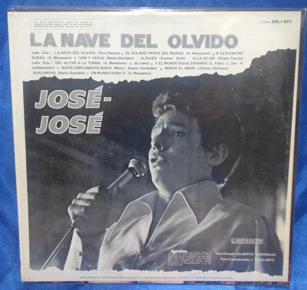 José José : La Nave Del Olvido (LP, Album, Dyn)