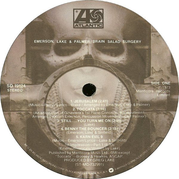 Emerson, Lake & Palmer : Brain Salad Surgery (LP, Album, RE, Spe)
