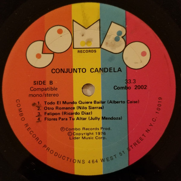 Conjunto Candela : Conjunto Candela (LP, Album, Mono)