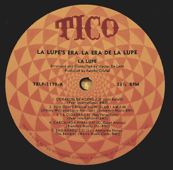 La Lupe : La Lupe's Era / La Era De La Lupe (LP, Album, Mono)