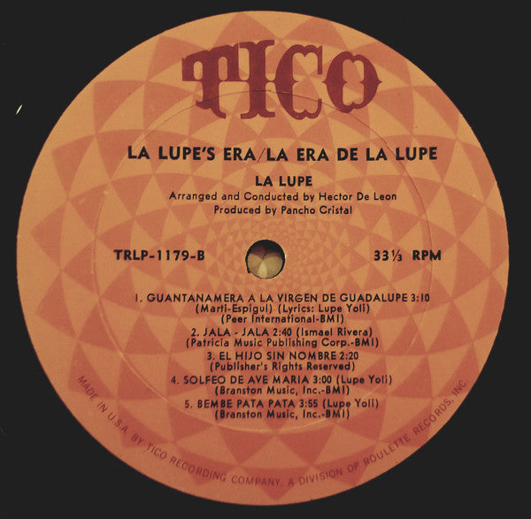 La Lupe : La Lupe's Era / La Era De La Lupe (LP, Album, Mono)