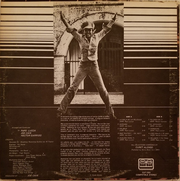 La Lupe Y Curet Alonso* : Un Encuentro Con La Lupe (LP, Album)