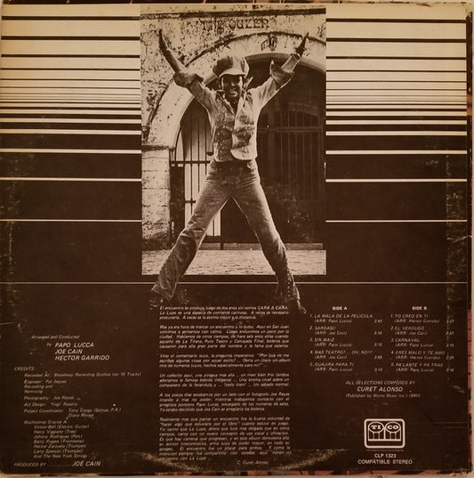 La Lupe Y Curet Alonso* - Un Encuentro Con La Lupe vinyl record, LP (Good Plus (G+)) | Lulo Records