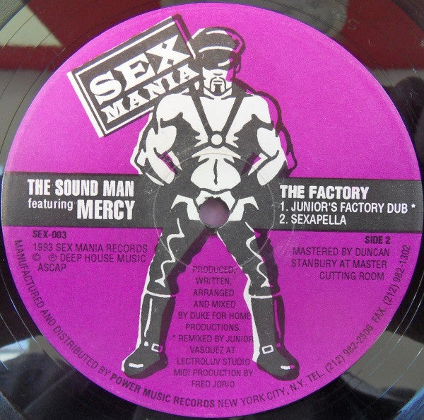 The Sound Man Featuring Mercy (3) : The Factory (2x12")