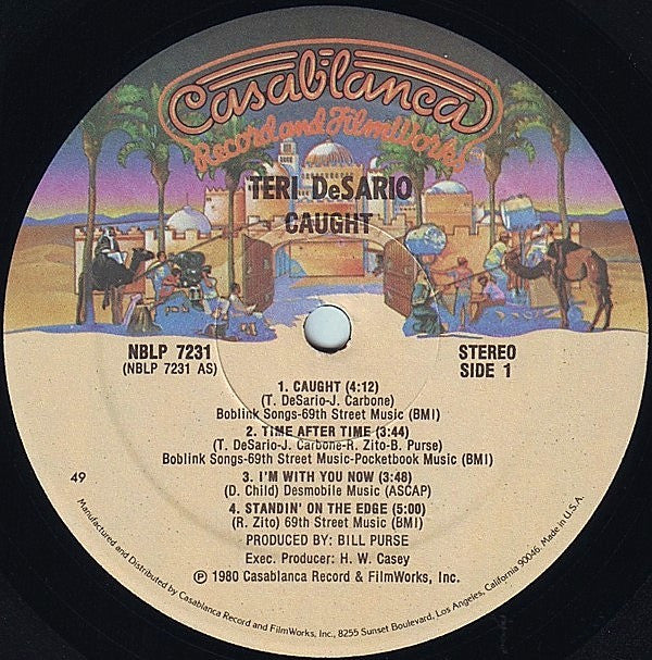 Teri DeSario : Caught (LP, Album, Spe)