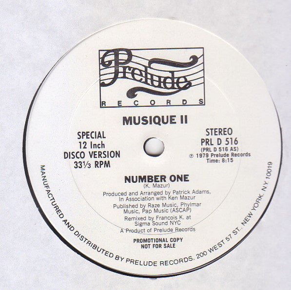 Musique : Musique II (2x12", Album, Promo)