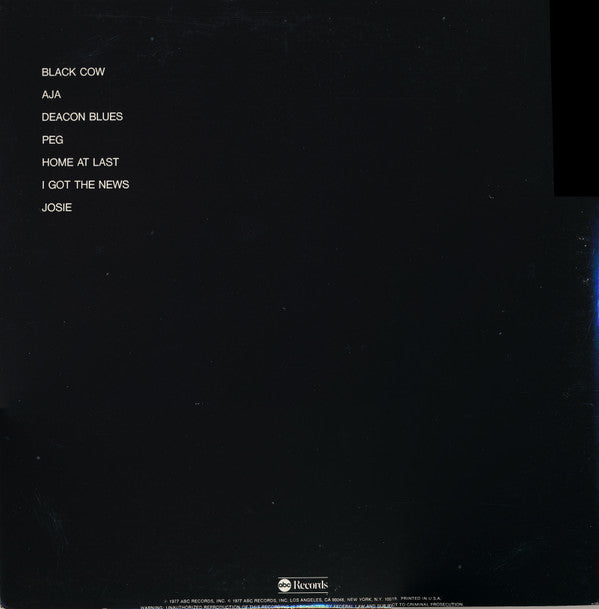 Steely Dan : Aja (LP, Album, Gat)