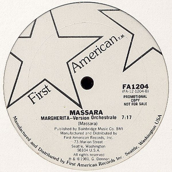 Pino Massara : Margherita (12", Promo)